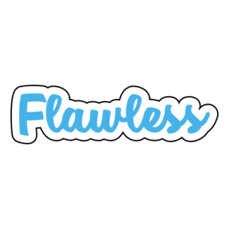 Flawless Sticker (Baby Blue)